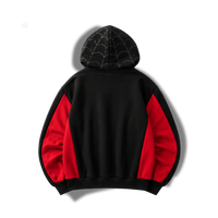 Hoddie Spider Clásico BlackRed 2
