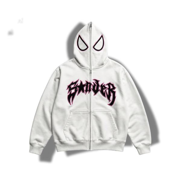 Hoddie Araña Black and Pink