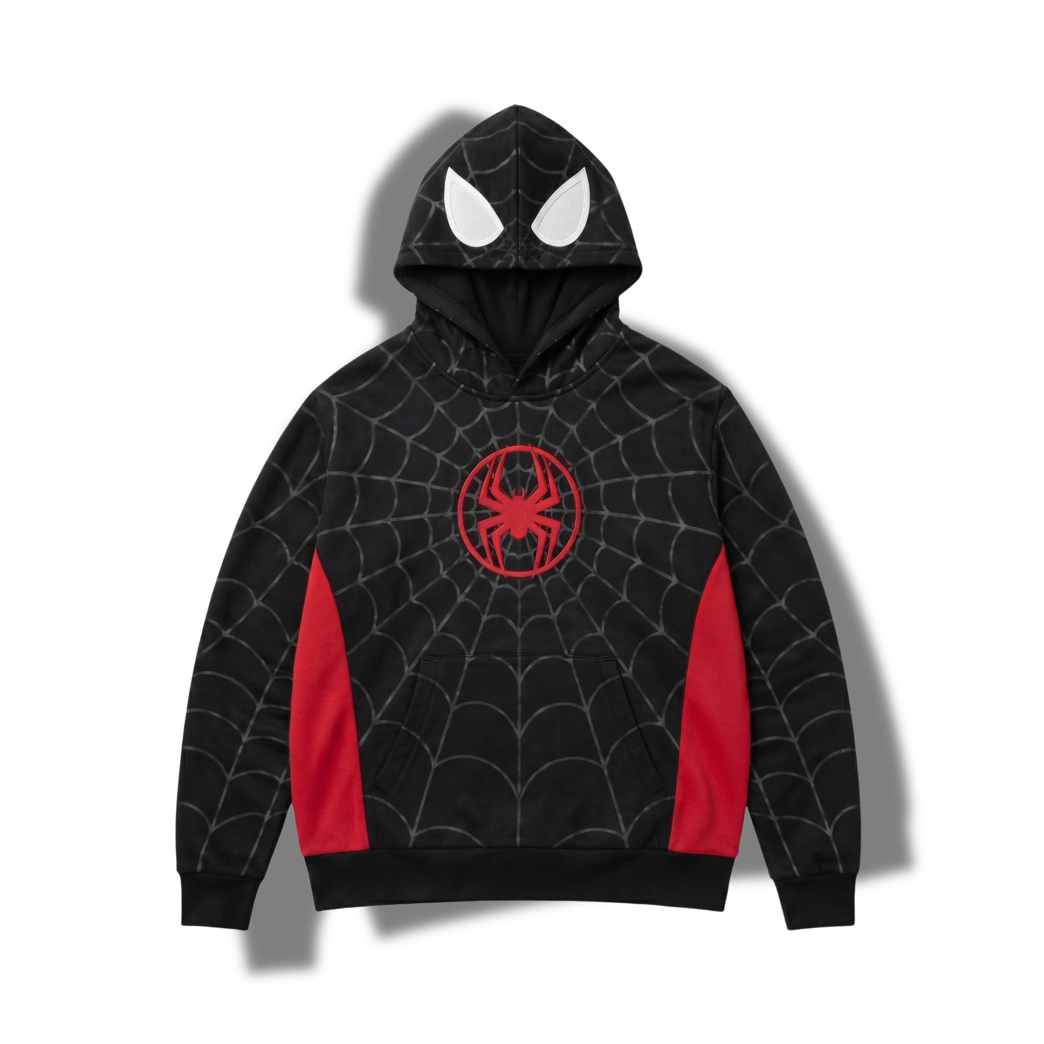 Hoddie Spider Clásico BlackRed