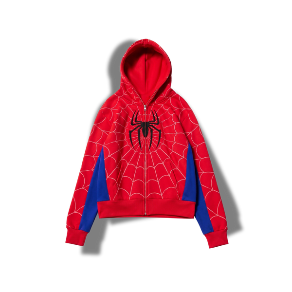 Hoddie Spider Clásico BlueRed